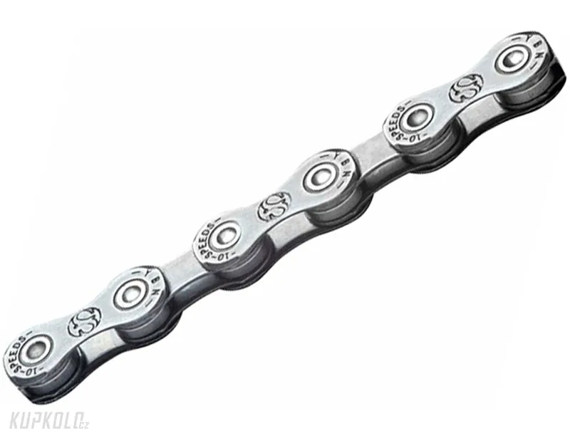 Řetěz MAX1 10 speed, 124 článků, šedý, včetně spojky