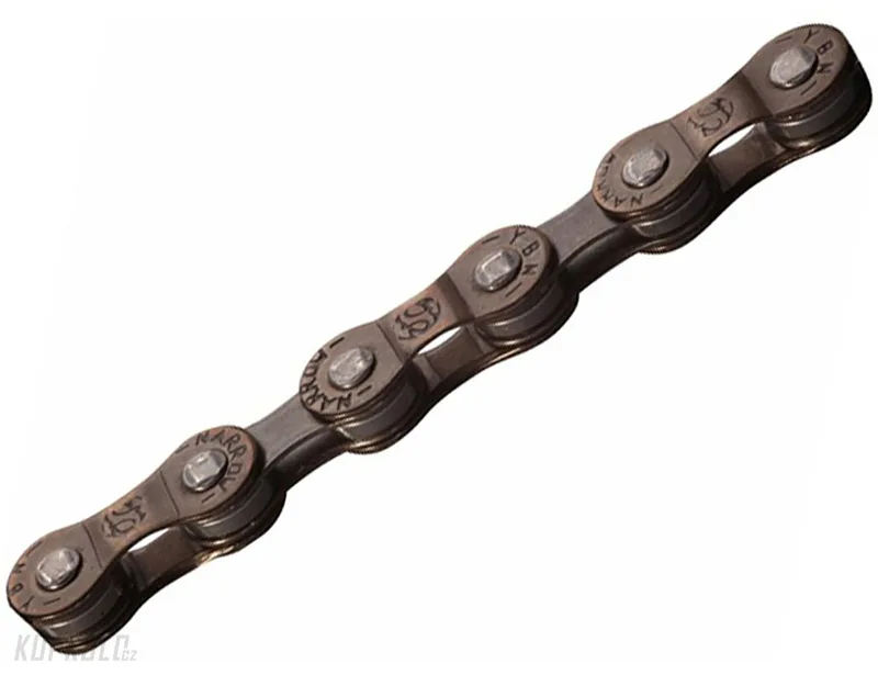 Řetěz MAX1 8 speed, hnědý, 116 článků