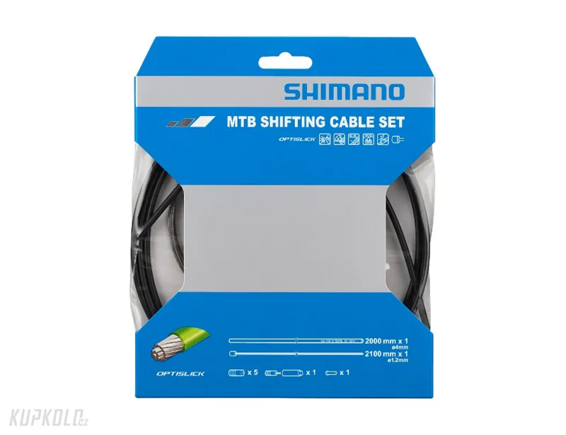 Sada řadících lanek a bowdenů SHIMANO OT-SP41 Optislick MTB 1x12