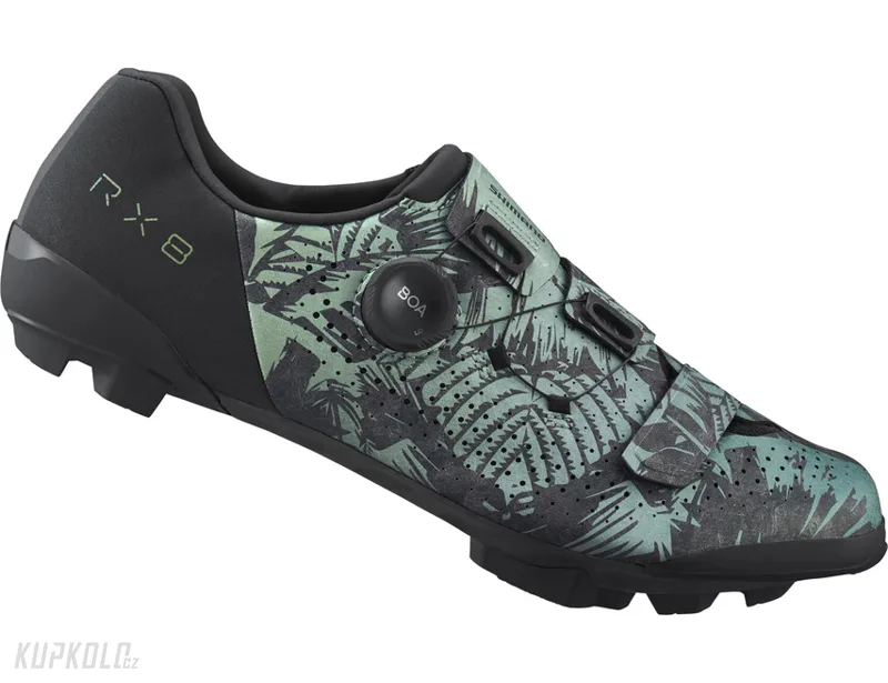 Tretry na gravel Shimano SH-RX801ME, tropical leaves