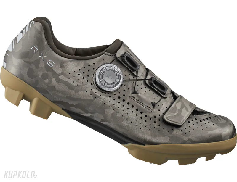 Dámské gravel tretry Shimano MTB SH-RX600 - Sand Beige béžová