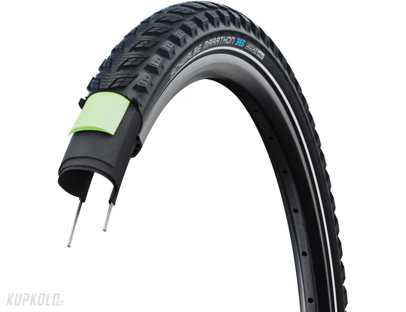 26" Plášť Schwalbe Marathon GT 365, Addix 4season, GreenGuard, reflexní pruh