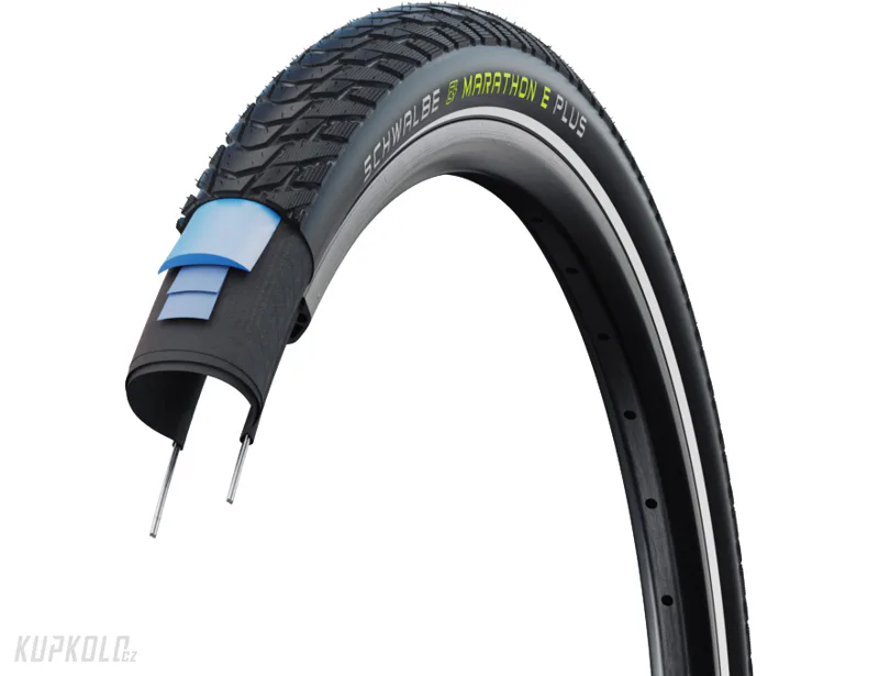 Plášť Schwalbe Marathon E-Plus, reflexní pruh