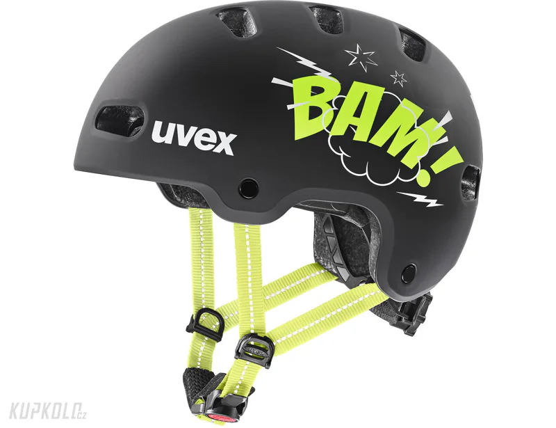 Helma Uvex Kid 4 Style Bam Black Lime matt