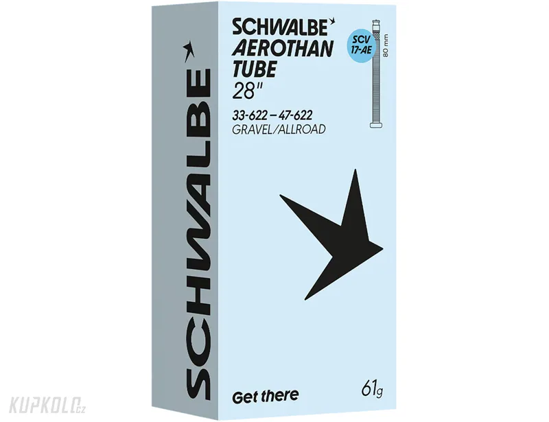 Duše cross Schwalbe Aerothan SCV17, Schwalbe Clik Valve 700x33-47, 40mm