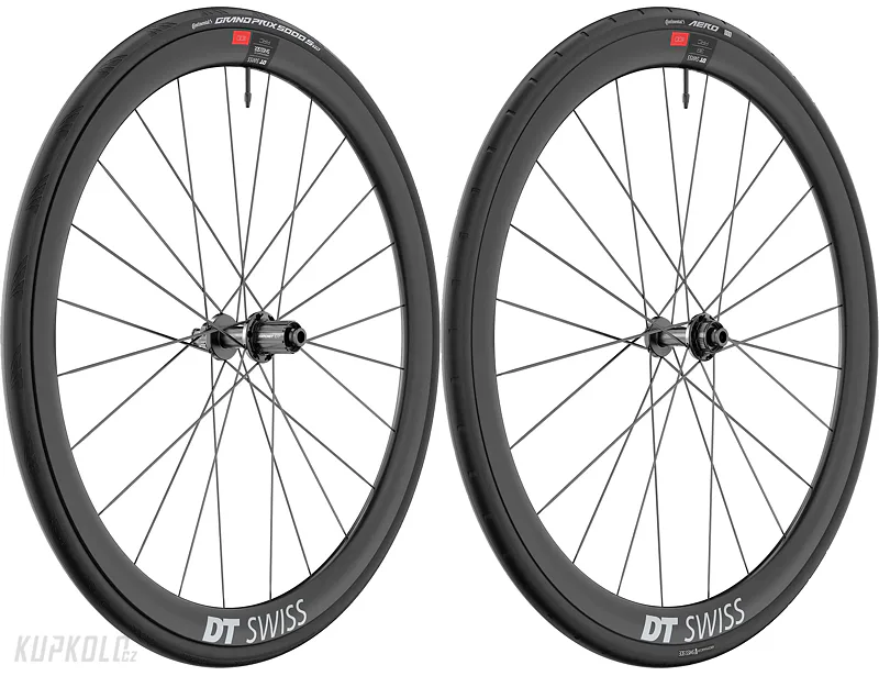 Zapletené kolo DT Swiss ARC 1100 DICUT WTS 38 DB, Carbon, Center Lock