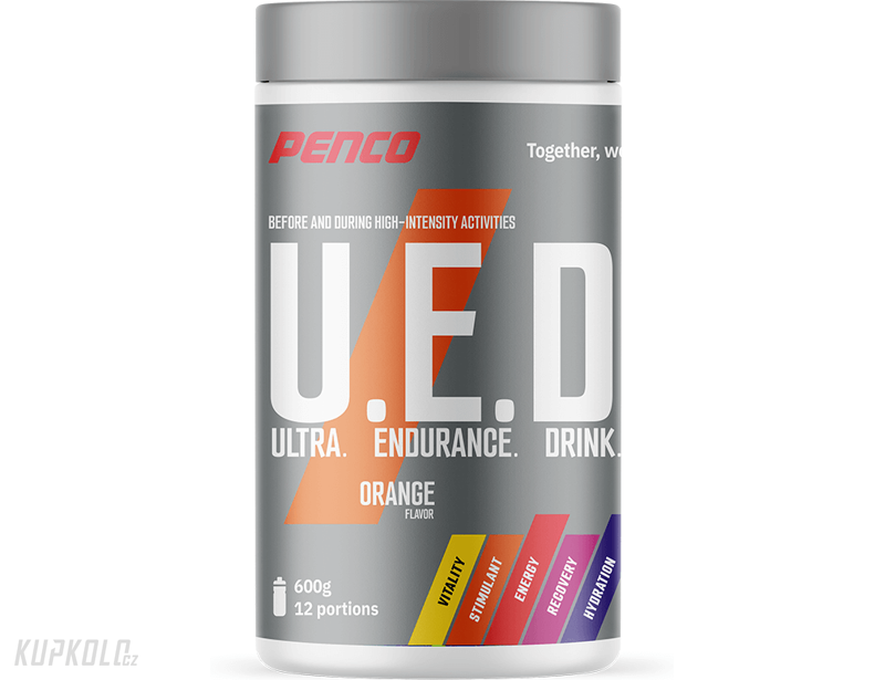 Penco Ultra Endurance Drink energetický nápoj, 600g, pomeranč