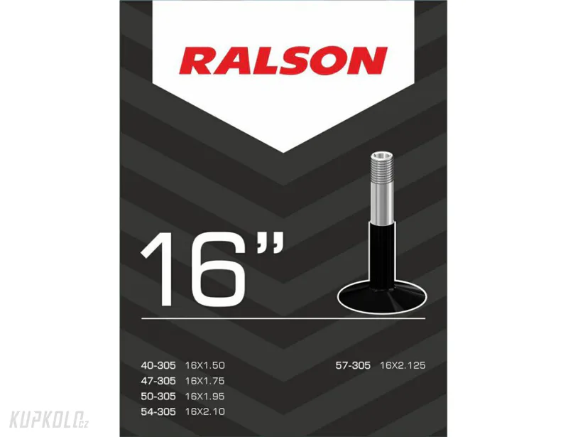 Duše RALSON 16"x1.75-2.125 (47/57-305) AV/31mm