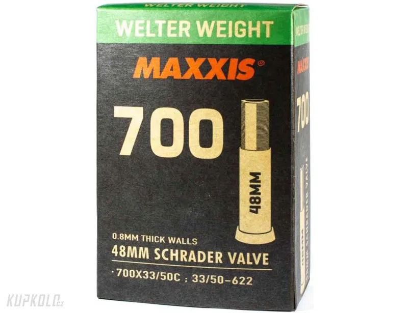 Duše gravel Maxxis Welter Weight 700x33/50 auto ventilek 48 mm