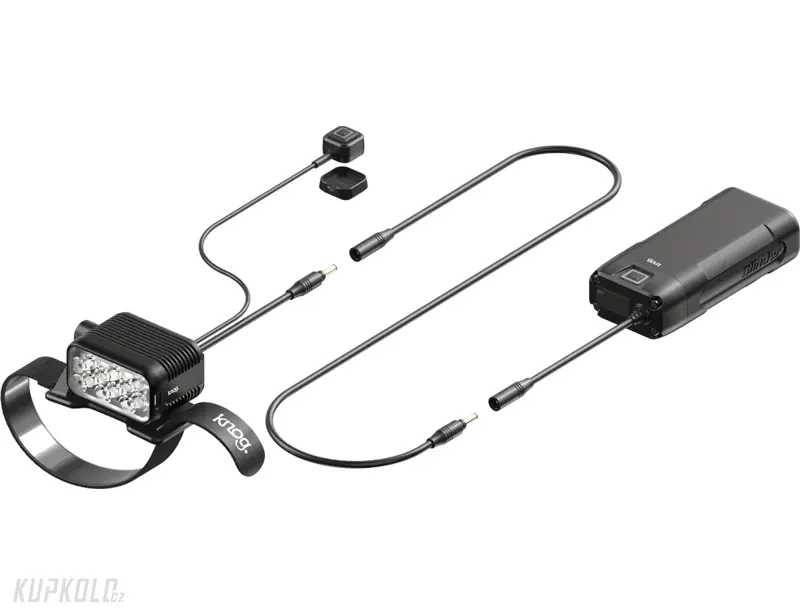 Přední světlo KNOG Blinder X 2300 lm + 10,000 mAh baterie - Helmet Kit