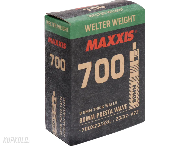 Silniční Duše Maxxis Welter weight Tube,700x23/32C galusový ventilek 80 mm