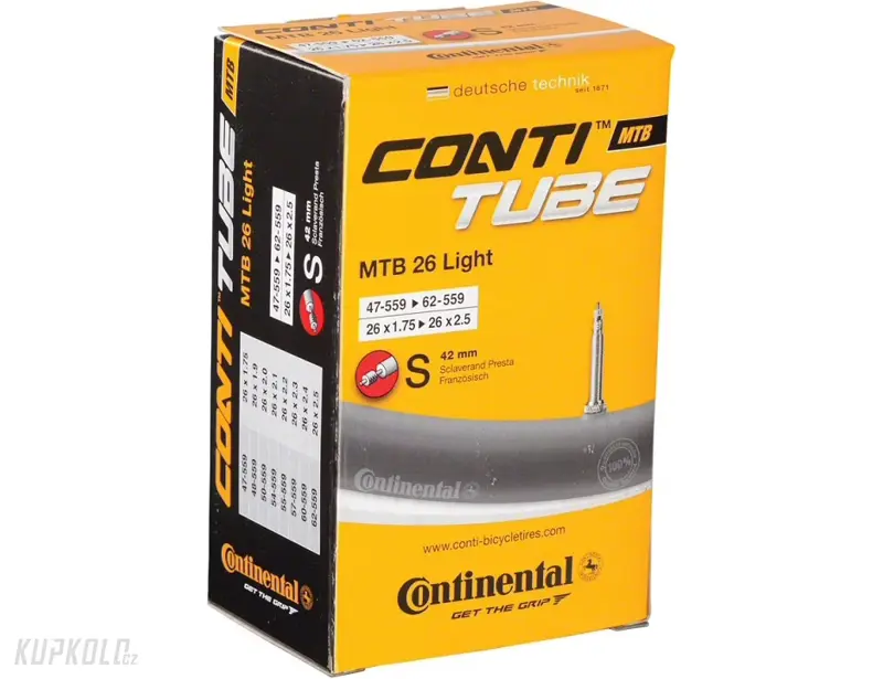 Duše CONTINENTAL MTB Light 26 FV 26x1,75-2,4