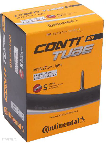 Duše CONTINENTAL MTB Light 27.5+ - galuskový 42mm