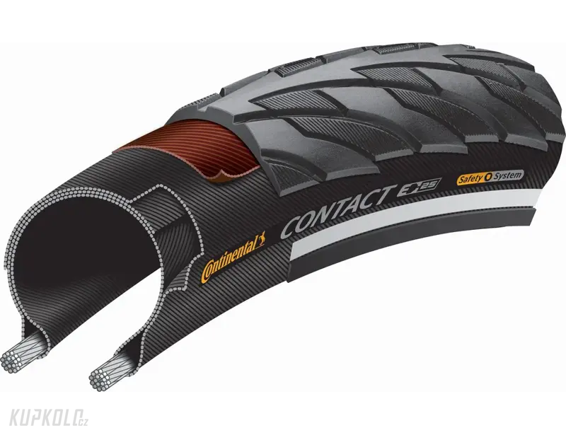 28" Plášť CONTINENTAL Contact Reflex drát