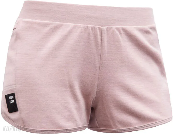 Sensor Merino Upper Traveller dámské šortky, pink