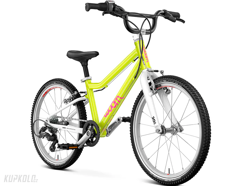 Dětské kolo 20" Woom 4 GO Neon Lime - limitovaná edice 2026