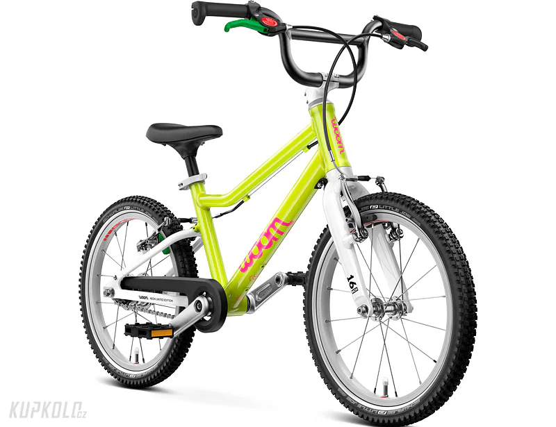 Dětské kolo 16" Woom 3 Automagic GO Neon Lime 2026 limitovaná edice