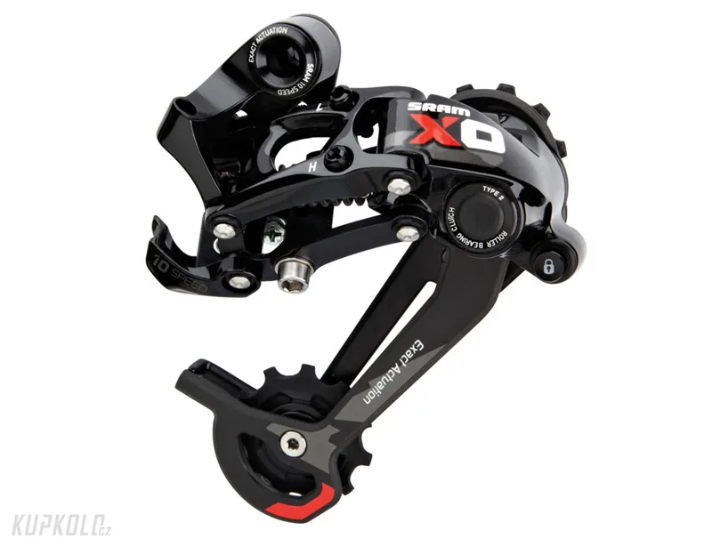 P&#x0159;ehazova&#x010D;ka&#x20;SRAM&#x20;X0&#x20;type&#x20;2&#x20;-&#x20;10&#x20;speed&#x20;-&#x20;&#x010D;erven&#x00E1;