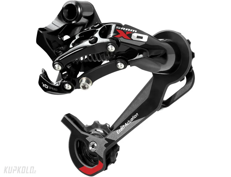 P&#x0159;ehazova&#x010D;ka&#x20;SRAM&#x20;X0&#x20;-&#x20;10&#x20;speed&#x20;&#x28;red&#x29;