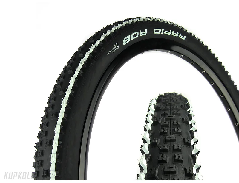 26&quot;&#x20;Pl&#x00E1;&#x0161;&#x0165;&#x20;MTB&#x20;Schwalbe&#x20;Rapid&#x20;Rob,&#x20;dr&#x00E1;t&#x20;-&#x20;b&#x00ED;l&#x00E9;&#x20;pruhy