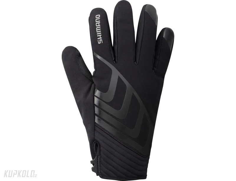 Rukavice&#x20;SHIMANO&#x20;Windbreak&#x20;-&#x20;&#x010D;ern&#x00E9;