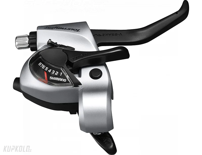 Brzdová páka s řazením Shimano ST-TX800 3x8 stříbrná