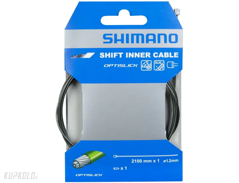 Řadící lanko Shimano Optislick, 1,2mm x 2,1m