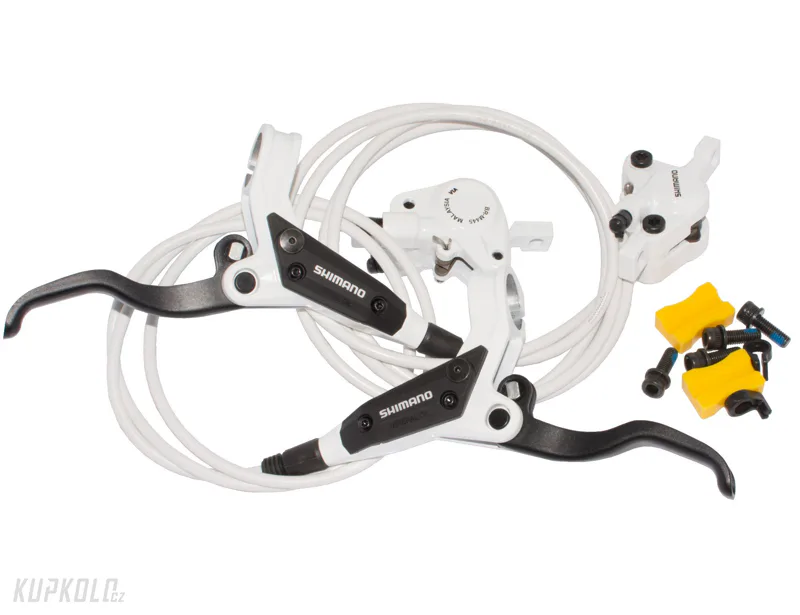 Brzda&#x20;kotou&#x010D;ov&#x00E1;&#x20;Shimano&#x20;BR-M445&#x20;&#x2B;&#x20;BLM445&#x20;-&#x20;b&#x00ED;l&#x00E1;
