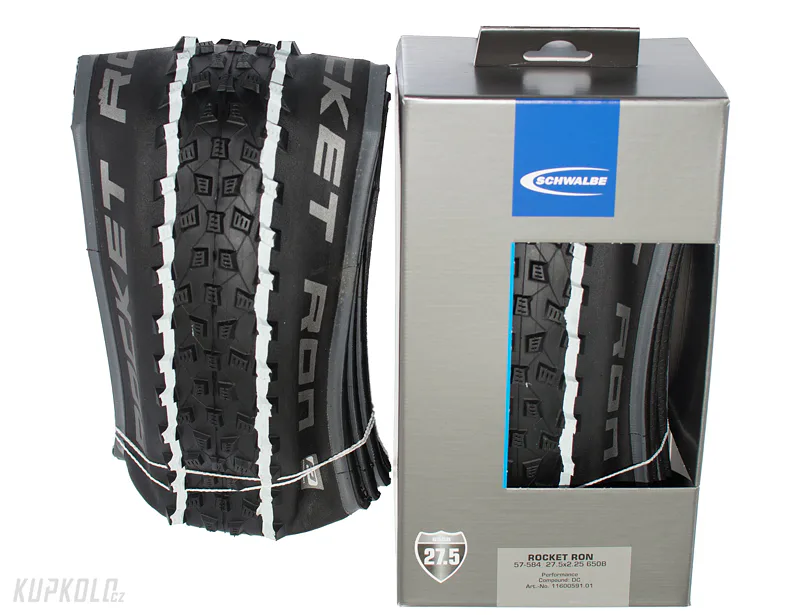 27,5&quot;&#x20;Pl&#x00E1;&#x0161;&#x0165;&#x20;MTB&#x20;Schwalbe&#x20;Rocket&#x20;Ron&#x20;performance&#x20;27,5x2,25&#x20;b&#x00ED;l&#x00E9;&#x20;pruhy