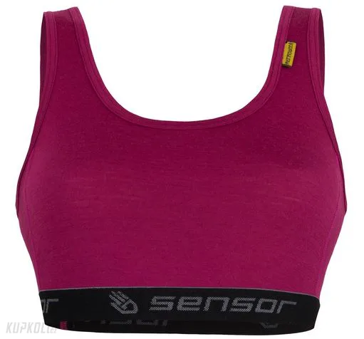 Sensor Merino Active dámská podprsenka, lilla