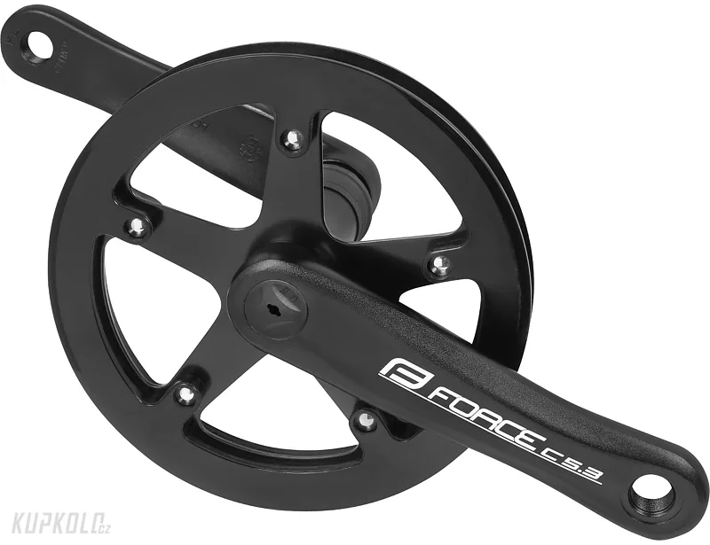 Kliky FORCE C5.3 AL s krytem, 140mm černé