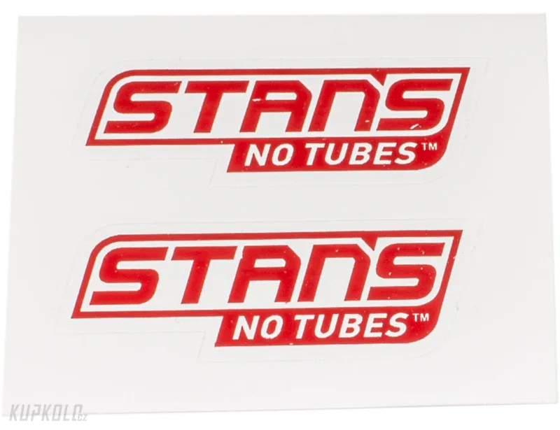 Samolepka Notubes - bílá - červená 2ks