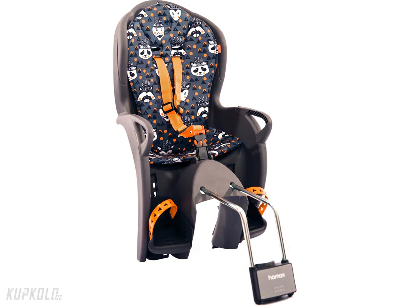 Sedačka Hamax KISS - šedá-barevný polstr