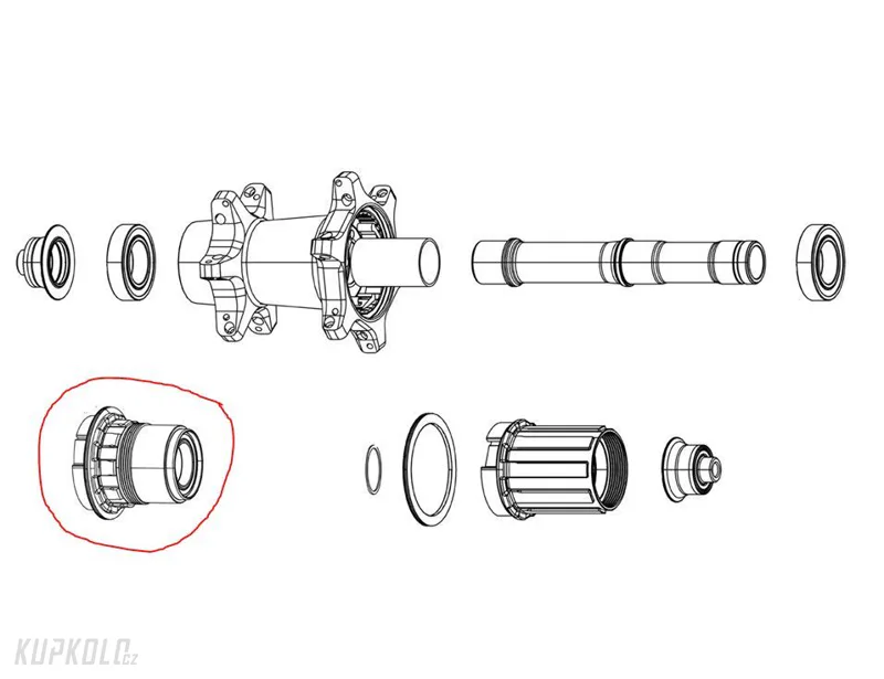 O&#x0159;ech&#x20;ZIPP&#x20;FREEHUB&#x20;KIT&#x20;COGNITION&#x20;NSW&#x20;SRAM&#x20;XDR