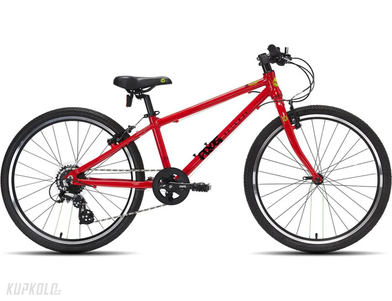 24&quot;&#x20;D&#x011B;tsk&#x00E9;&#x20;kolo&#x20;Frog&#x20;62&#x20;-&#x20;&#x010D;erven&#x00E1;