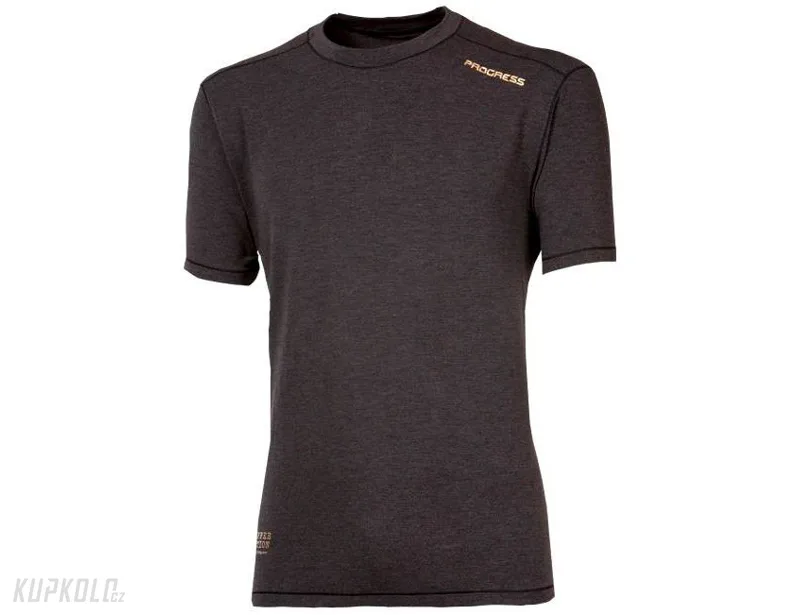 Progress Cocarber pánské funkční triko s krátkým rukávem, antracit