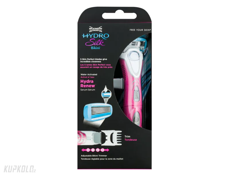 Wilkinson&#x20;Sword&#x20;HYDRO&#x20;Silk&#x20;for&#x20;Women&#x20;Bikini&#x20;-&#x20;hol&#x00ED;c&#x00ED;&#x20;strojek&#x20;&#x2B;&#x20;1&#x20;n&#x00E1;hradn&#x00ED;&#x20;hlavice
