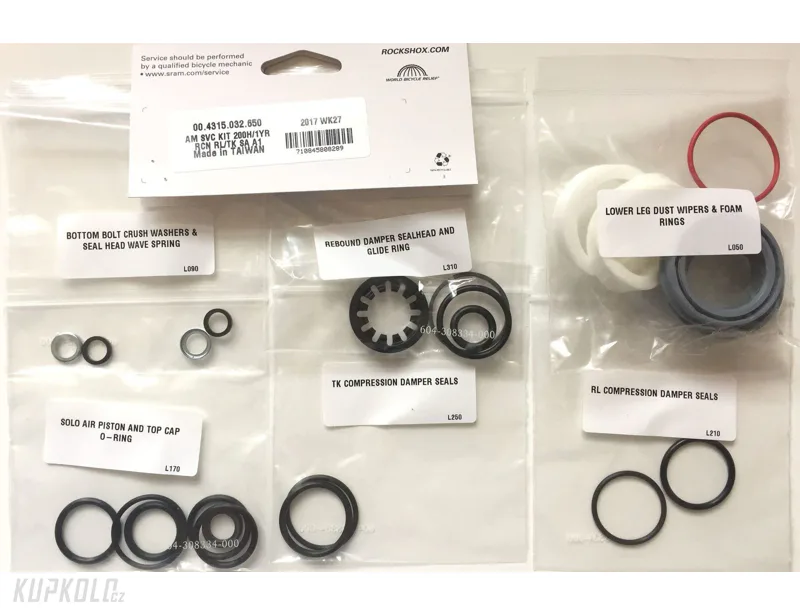 Servisn&#x00ED;&#x20;kit&#x20;RockShox&#x20;Recon&#x20;RL&#x2F;TK&#x20;A1&#x20;00.4315.032.650