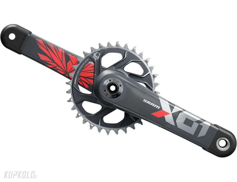 MTB&#x20;kliky&#x20;Sram&#x20;X01&#x20;Eagle&#x20;DUB&#x20;Superboost&#x2B;&#x20;56,5mm,&#x20;32z&#x20;&#x010D;ern&#x00E1;&#x2F;&#x010D;erven&#x00E1;