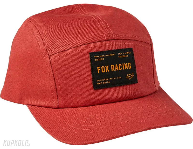 P&#x00E1;nsk&#x00E1;&#x20;k&#x0161;iltovka&#x20;Fox&#x20;Regiment&#x20;5&#x20;Panel&#x20;Hat&#x20;Red&#x20;Clear&#x20;OS