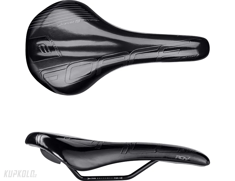 Sedlo Force ROY+ sportovní, černé lesk