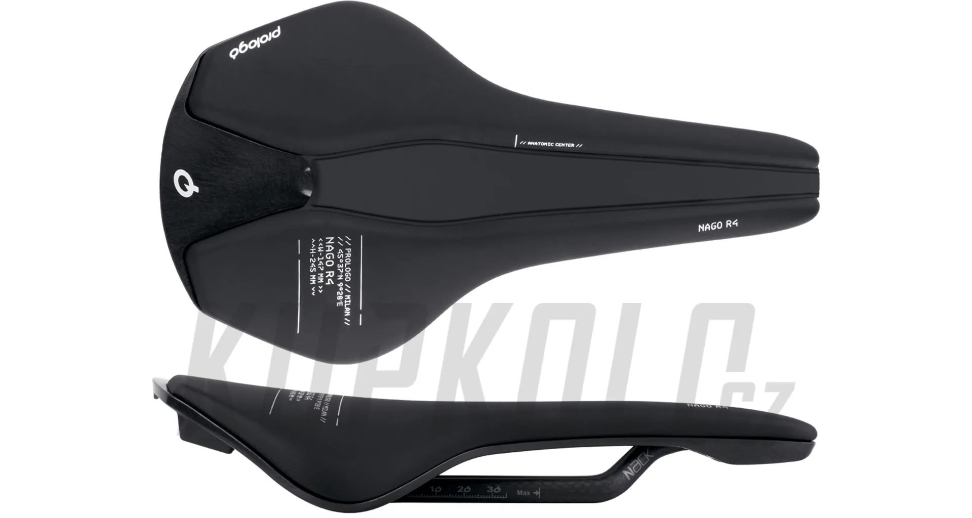 Sedlo Prologo NAGO R4 NACK 147 - Kupkolo.cz